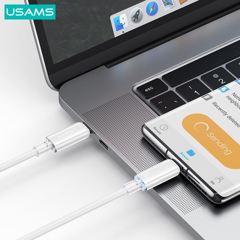 Кабель Usams USB TypeC (M) белый купить,0