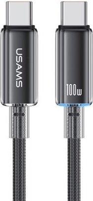 Кабель Usams USB TypeC (M) черный
