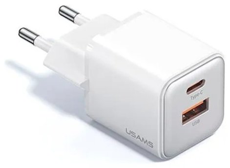 Зарядное устройство Usams US-CC189 USB Type-C, USB белый - ForteMarket Зарядное устройство Usams US-CC189 USB Type-C, USB белый купить,0