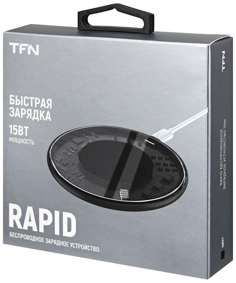 Зарядное устройство TFN RAPID TFN-QI02 15W черный купить,NaN