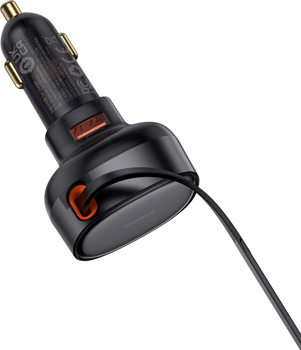 Зарядное устройство Baseus Enjoyment Pro U+L 55W черный - ForteMarket Зарядное устройство Baseus Enjoyment Pro U+L 55W черный купить,0