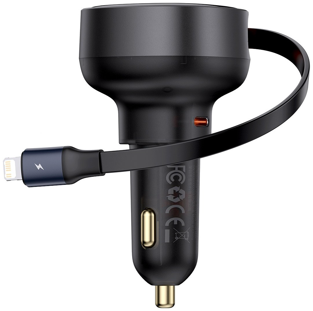 Зарядное устройство Baseus Enjoyment Pro C+L 55W черный купить,NaN