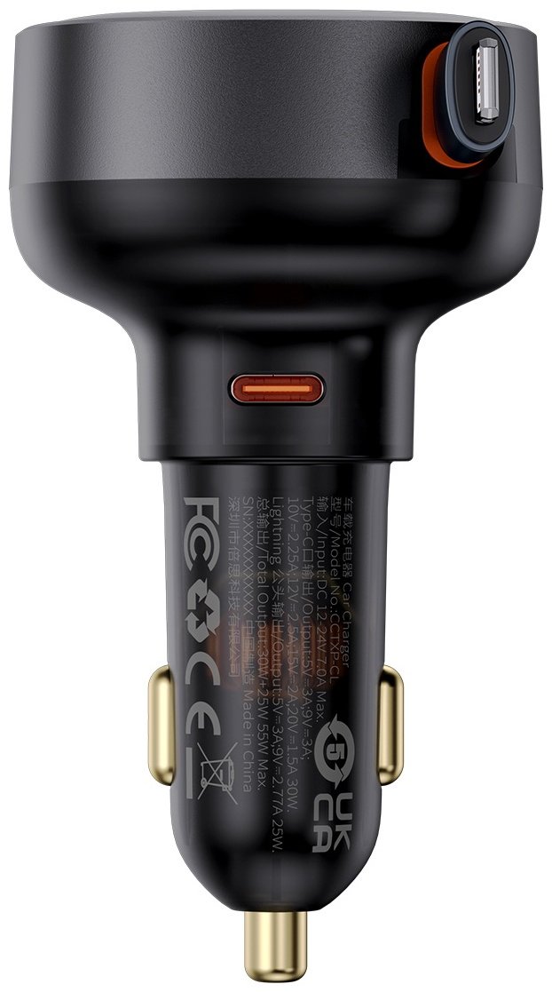 Зарядное устройство Baseus Enjoyment Pro C+L 55W черный купить,0