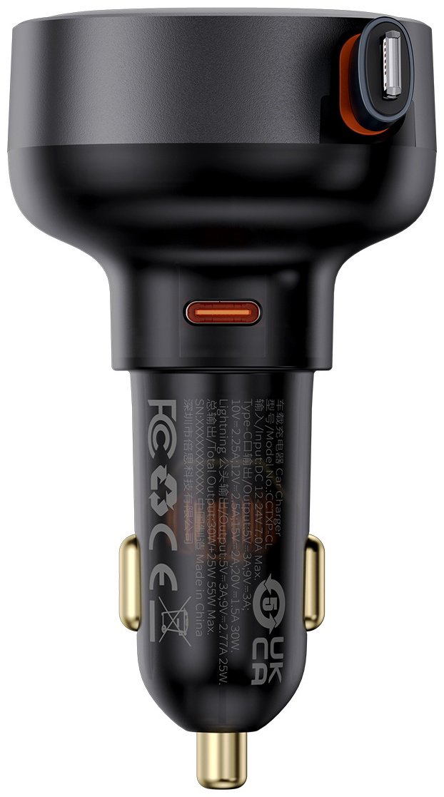 Зарядное устройство Baseus Enjoyment Pro C+L 55W черный купить,NaN