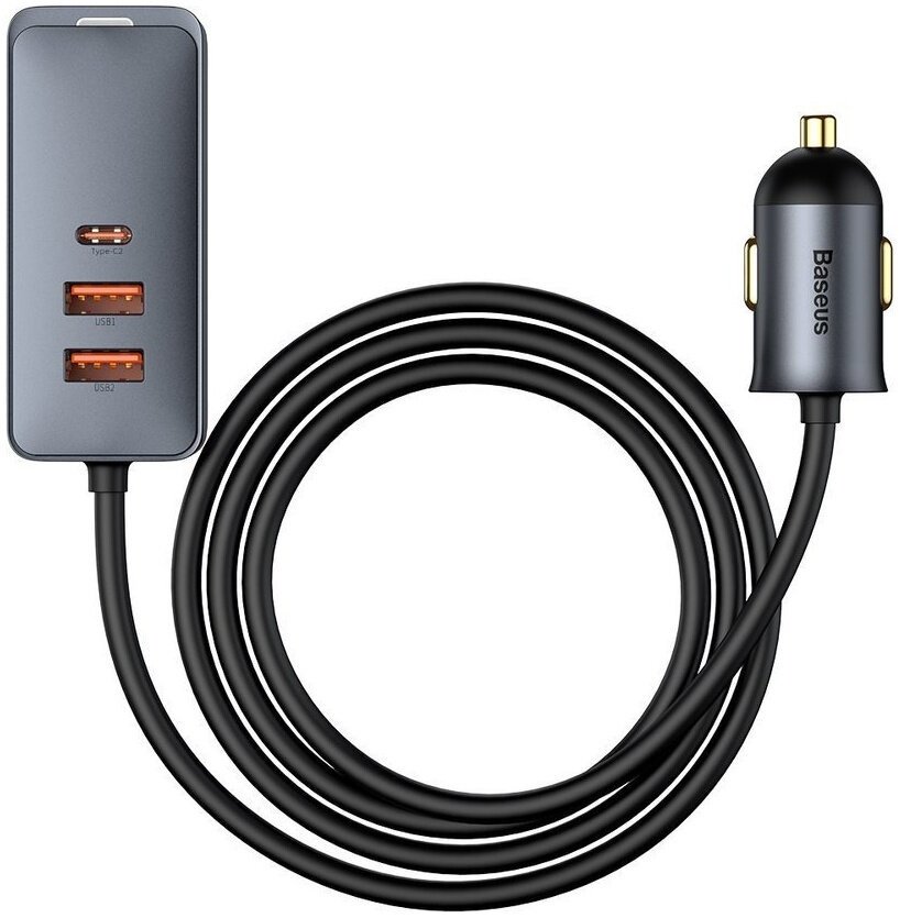 Зарядное устройство Baseus Share Together PPS Multi-port 2U+2C 120W серебристый купить,0