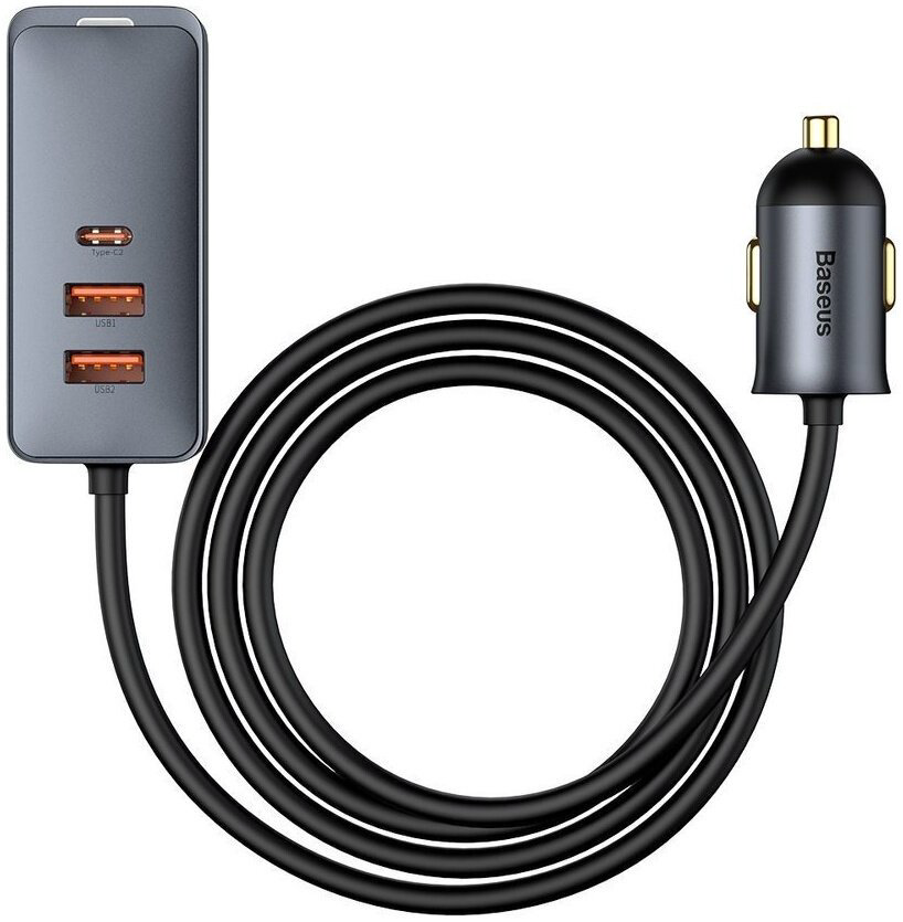 Зарядное устройство Baseus Share Together PPS Multi-port 2U+2C 120W серебристый купить,NaN