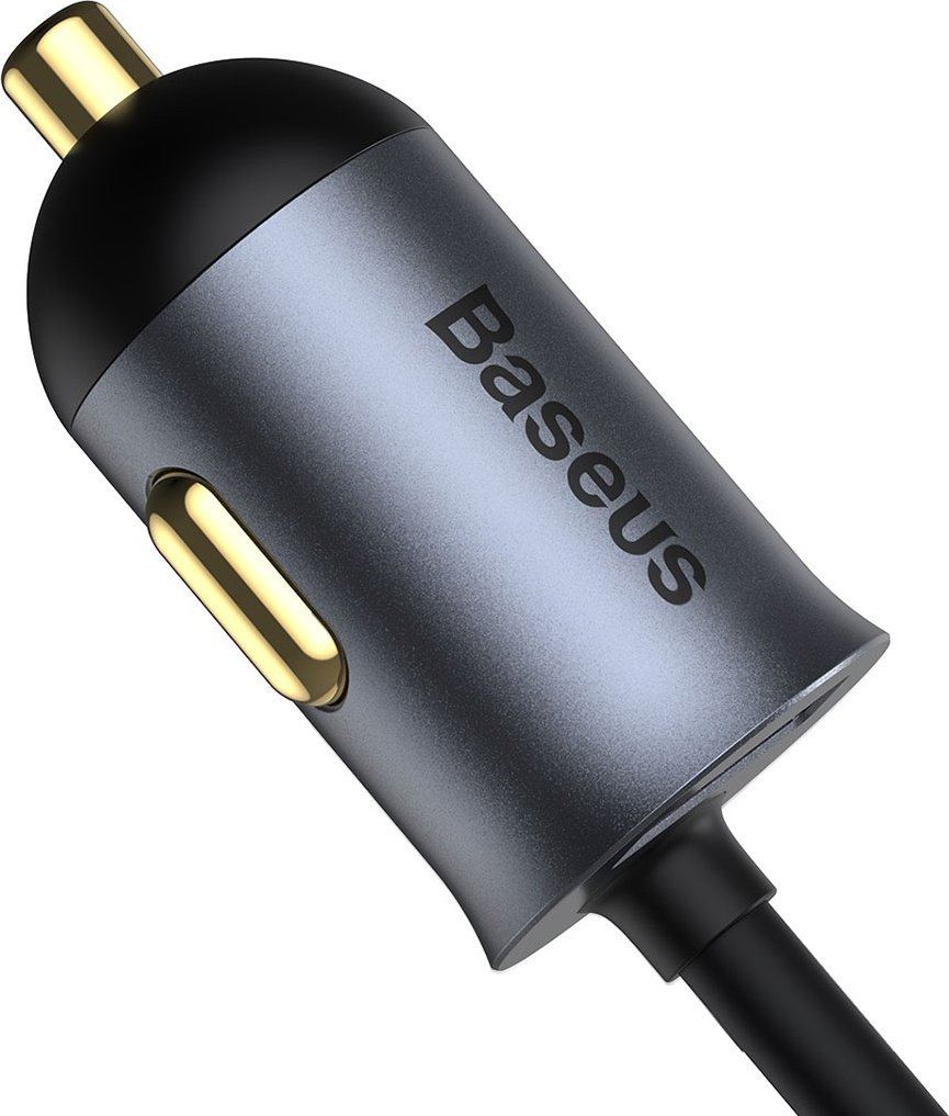Зарядное устройство Baseus Share Together PPS Multi-port Car Charger 3U+1C 120W серый купить,NaN