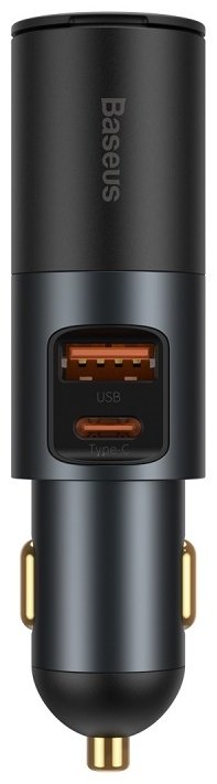 Зарядное устройство Baseus Share Together U+C+CL 120W USB, USB Type-C черный