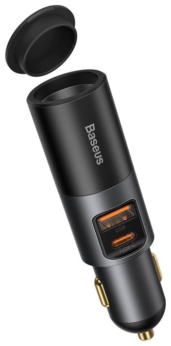 Зарядное устройство Baseus Share Together U+C+CL 120W USB, USB Type-C черный купить,0