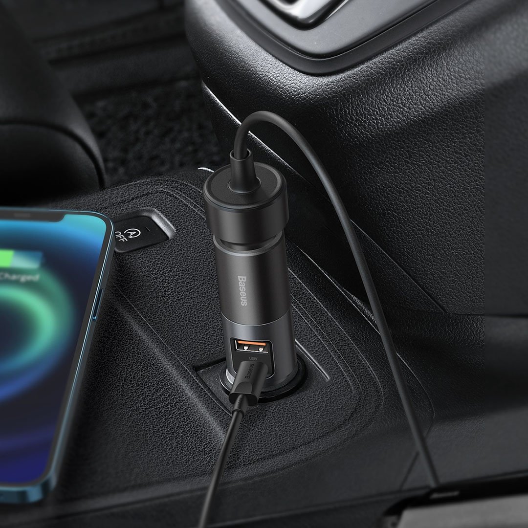 Зарядное устройство Baseus Share Together U+C+CL 120W USB, USB Type-C черный купить,0