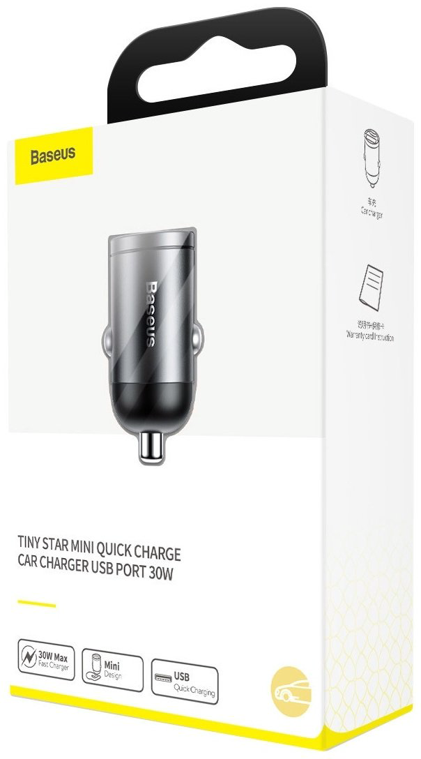 Зарядное устройство Baseus Tiny Star Mini USB VCHX-A0G USB серый купить,NaN