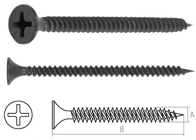 STARFIX саморез по гипсокартону (3.5х45 мм), 50 шт.