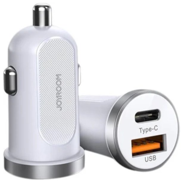 Зарядное устройство JOYROOM C-A08W USB Type-C, USB белый