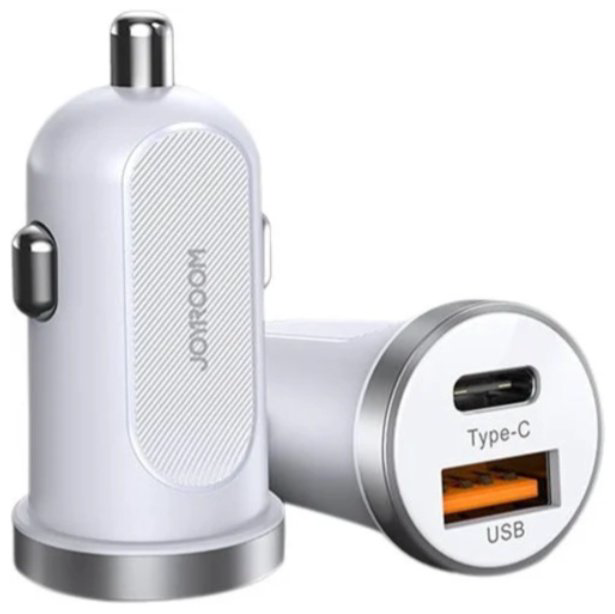 Зарядное устройство JOYROOM C-A08W USB Type-C, USB белый купить,NaN