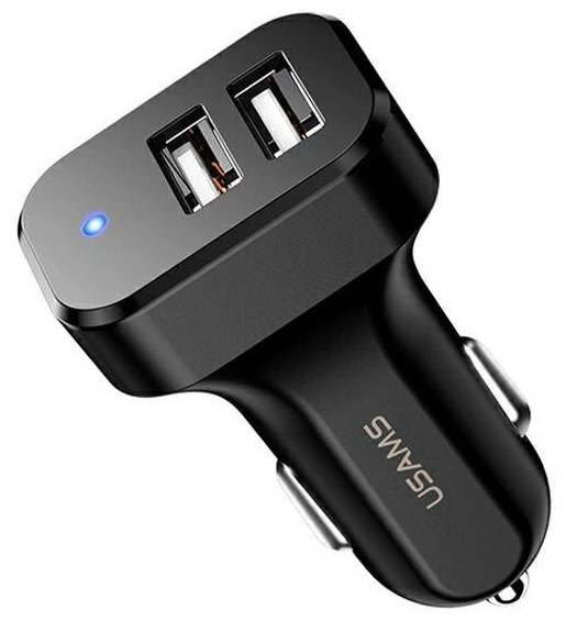 Зарядное устройство Usams US-CC087 USB черный купить,NaN
