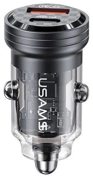 Зарядное устройство Usams US-CC175 C35 USB Type-C, USB черный купить,NaN