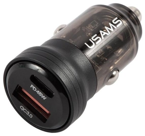Зарядное устройство Usams US-CC175 C35 USB Type-C, USB черный купить,0