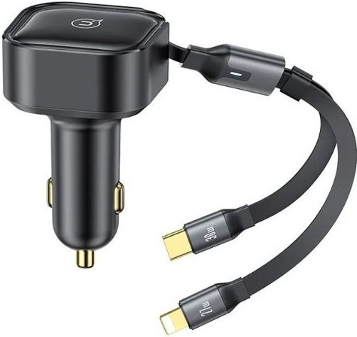 Зарядное устройство Usams US-CC219 Lightning, USB Type-C черный купить,NaN