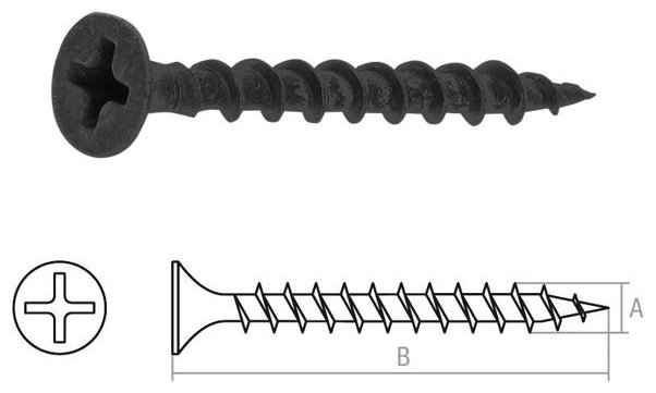 STARFIX саморез по дереву (3.8х70 мм), 250 шт.
