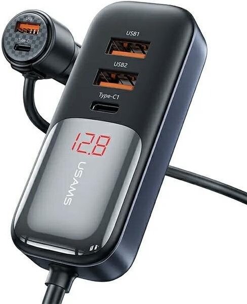 Зарядное устройство Usams US-CC213 USB Type-C, USB черный купить,NaN