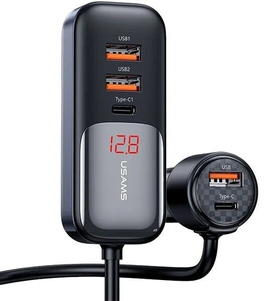 Зарядное устройство Usams US-CC213 USB Type-C, USB черный купить,NaN