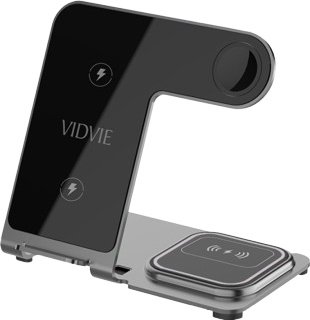Зарядное устройство Vidvie WLC1410 USB Type-C серый