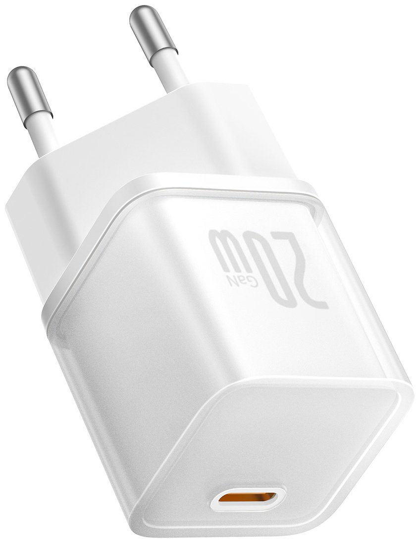 Зарядное устройство Baseus GaN5S 1C 20W USB Type-C белый купить,NaN