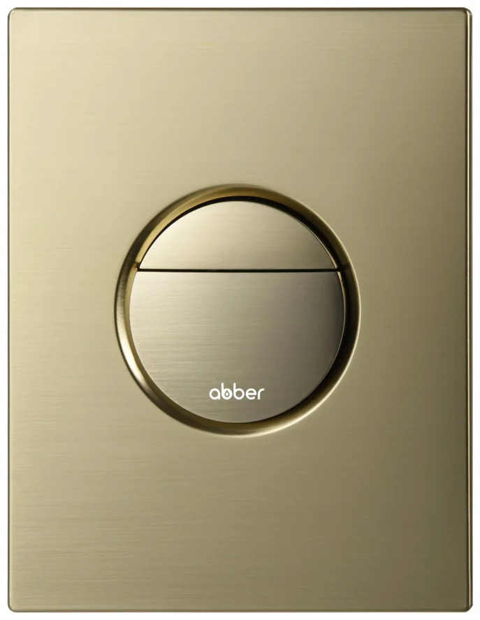 Кнопка смыва Abber AC0126BG золото 