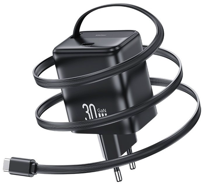 Зарядное устройство Usams CC241TC01 USB Type-C черный купить,NaN