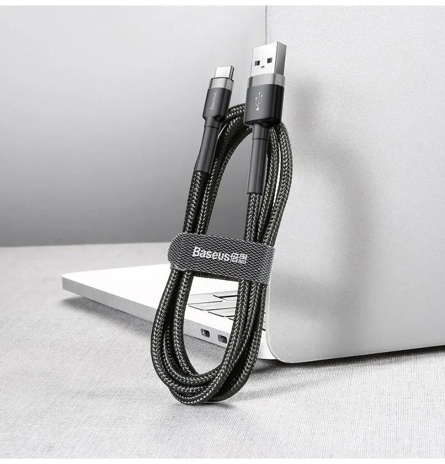 Кабель Baseus USB 2.0 (M), USB TypeC (M) черный купить,0