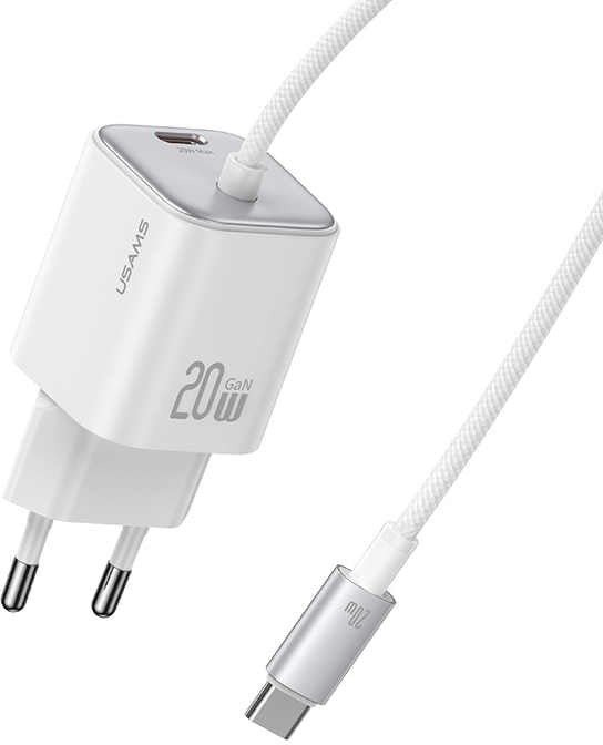 Зарядное устройство Usams CC261 JC Series USB Type-C белый купить,NaN