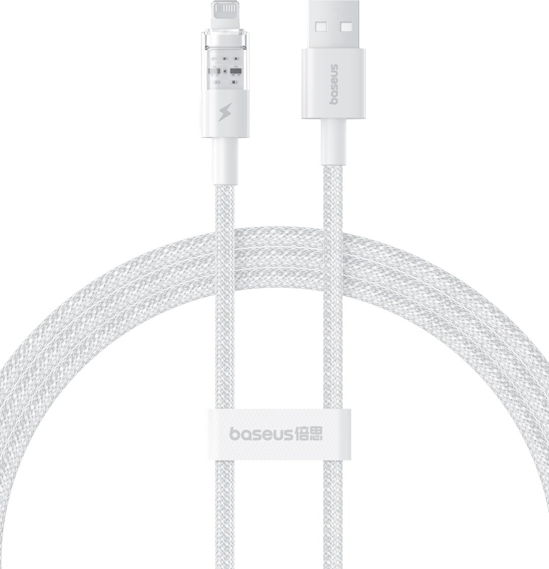 Кабель Baseus USB 3.0 (M), Lightning (M) белый