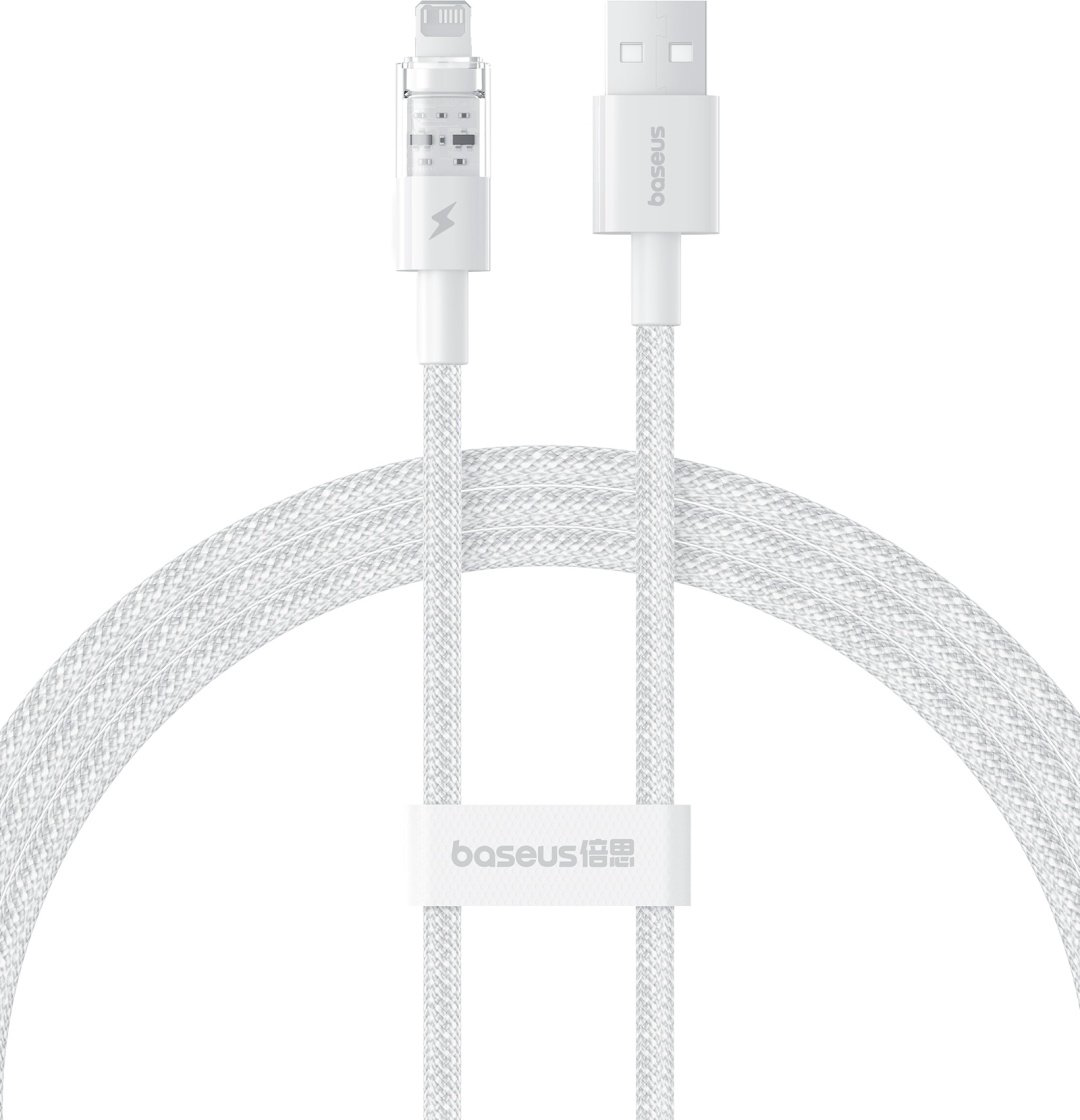 Кабель Baseus USB 3.0 (M), Lightning (M) белый