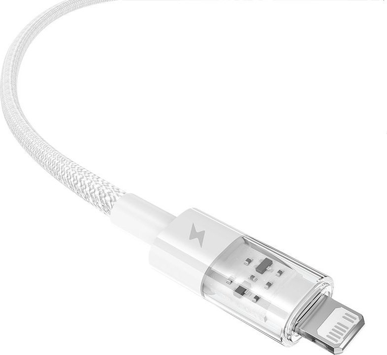 Кабель Baseus USB 3.0 (M), Lightning (M) белый купить,NaN