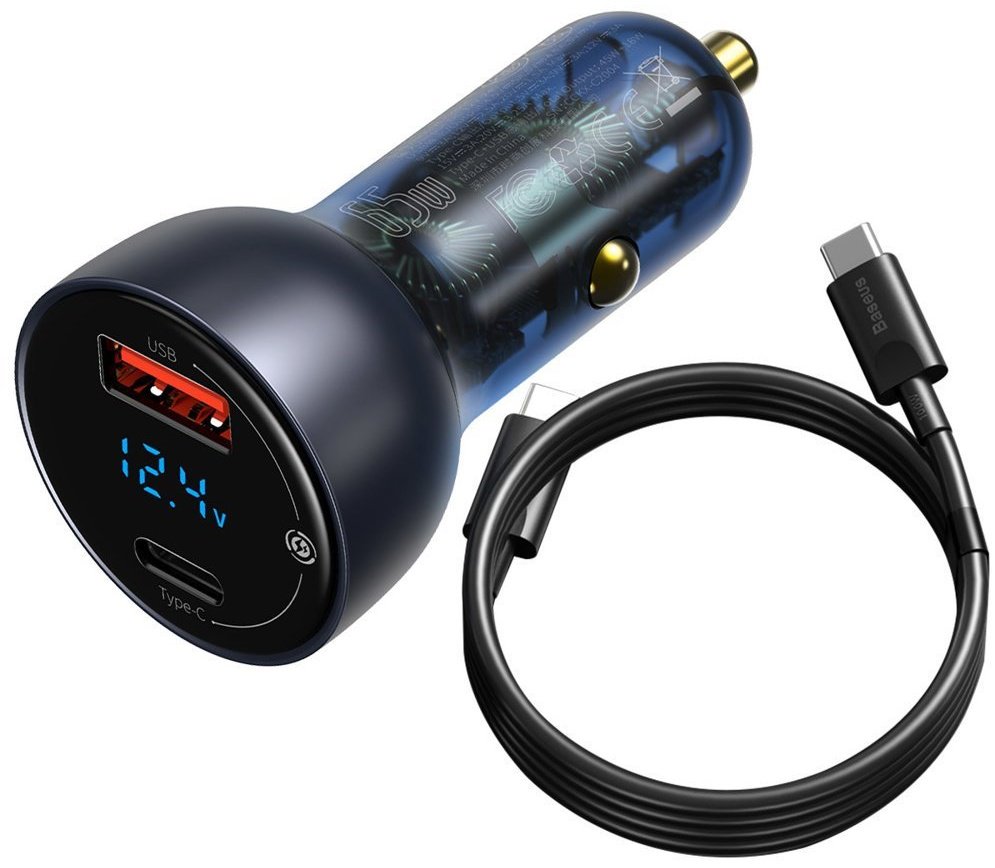 Зарядное устройство Baseus TZCCKX-0G серебристый