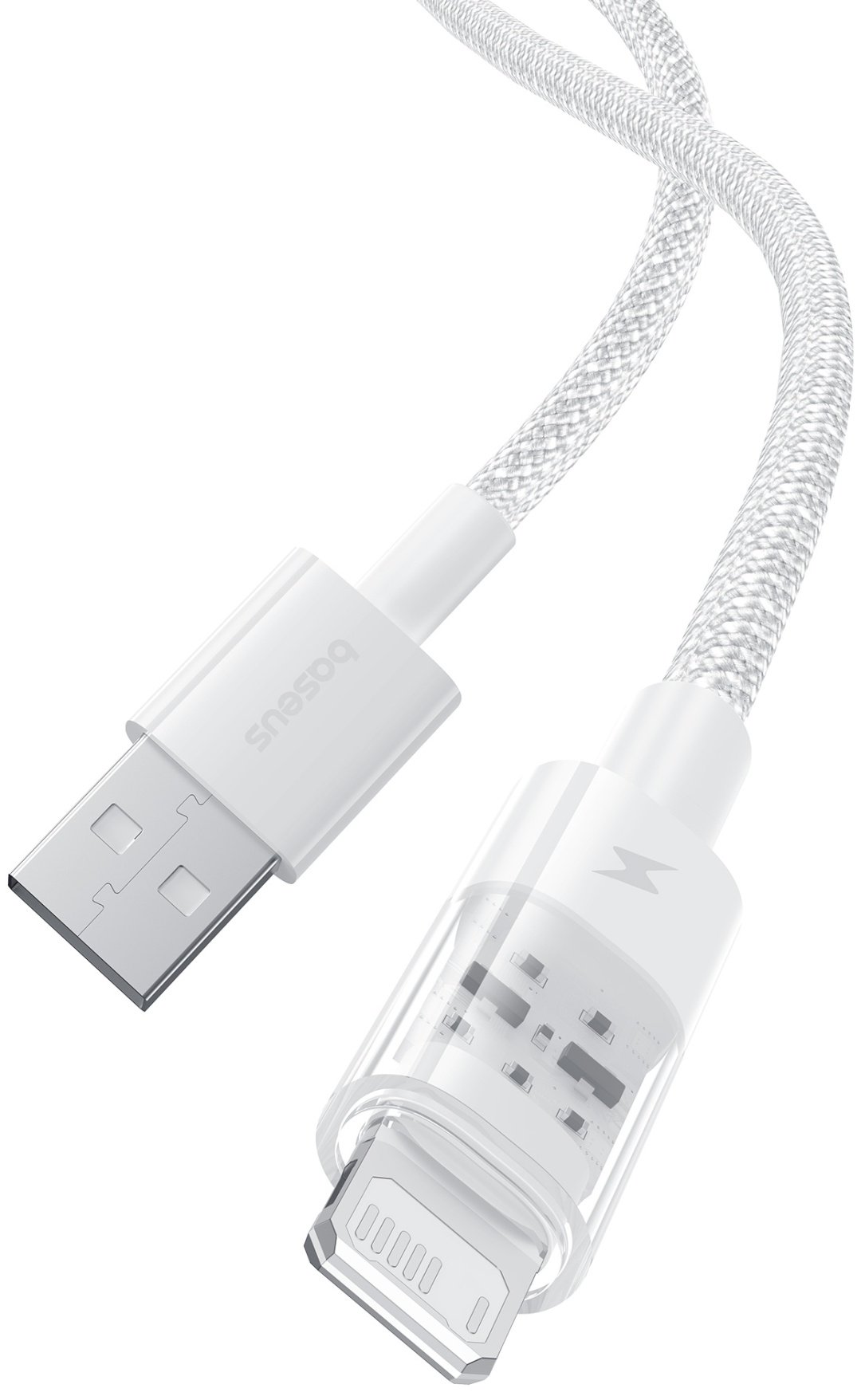 Кабель Baseus USB 3.0 (M), Lightning (M) белый - ForteMarket Кабель Baseus USB 3.0 (M), Lightning (M) белый купить,0