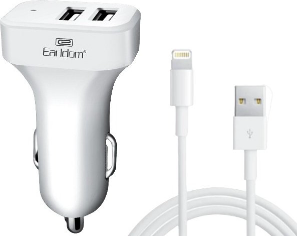 Зарядное устройство Earldom ES-131i USB белый купить,NaN