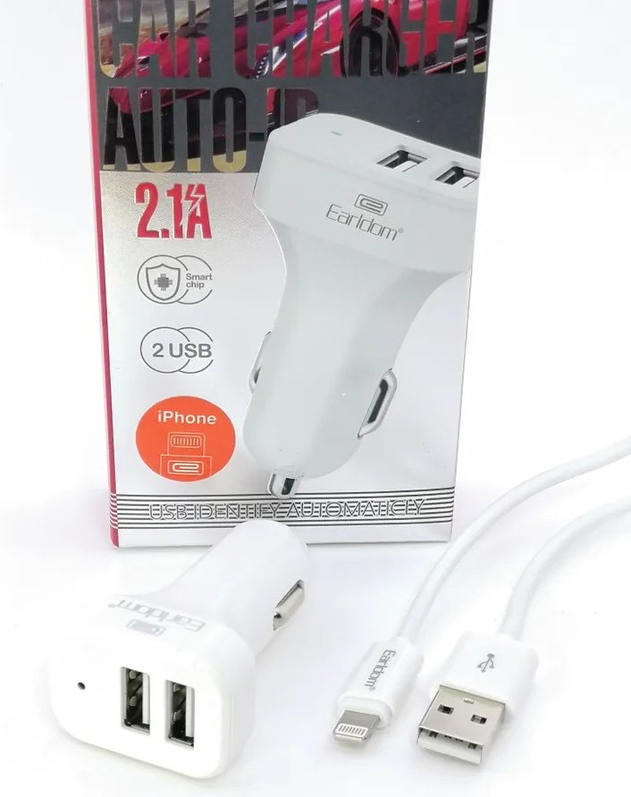 Зарядное устройство Earldom ES-131i USB белый