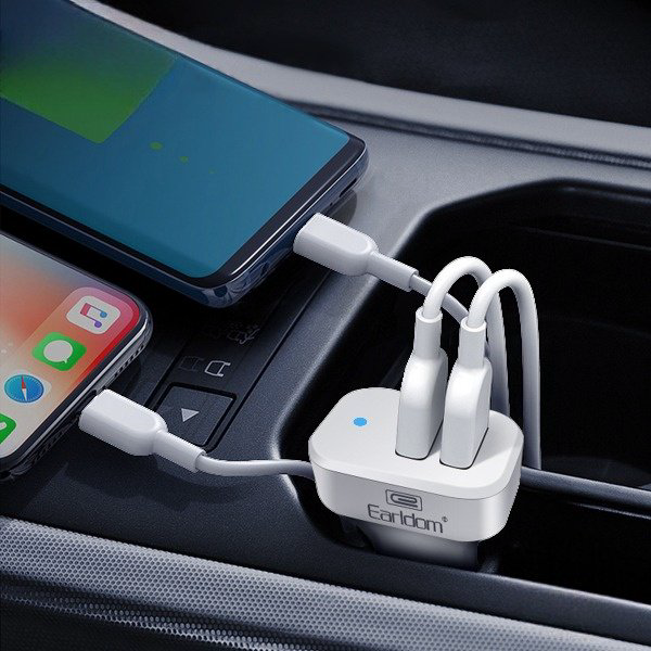 Зарядное устройство Earldom ES-131i USB белый купить,NaN