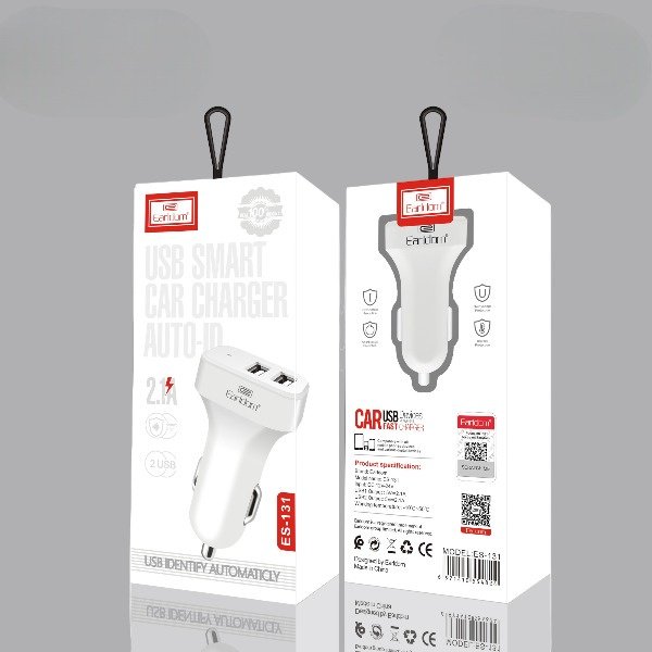 Зарядное устройство Earldom ES-131i USB белый