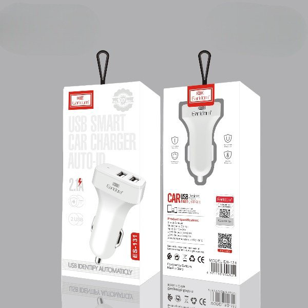 Зарядное устройство Earldom ES-131i USB белый купить,NaN