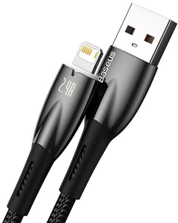 Кабель Baseus USB 3.0 (M), Lightning черный купить,NaN