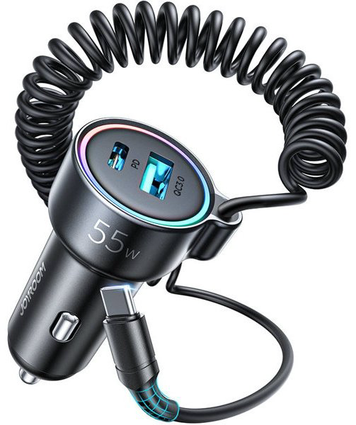 Зарядное устройство JOYROOM JR-CL07 черный купить,NaN