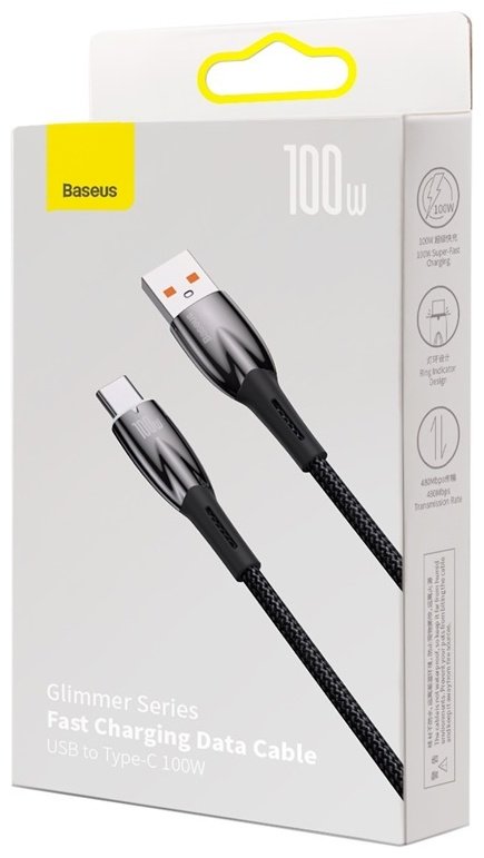 Кабель Baseus USB 3.0 (M), USB TypeC (M) черный купить,0