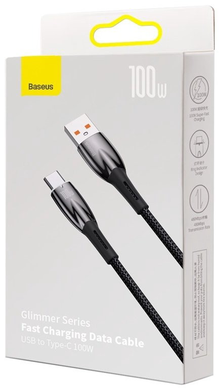Кабель Baseus USB 3.0 (M), USB TypeC (M) черный купить,NaN