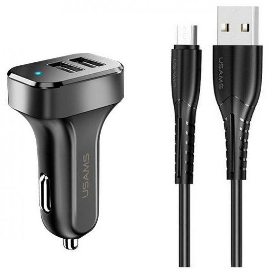 Зарядное устройство Usams NTU35MC13TZ micro USB черный