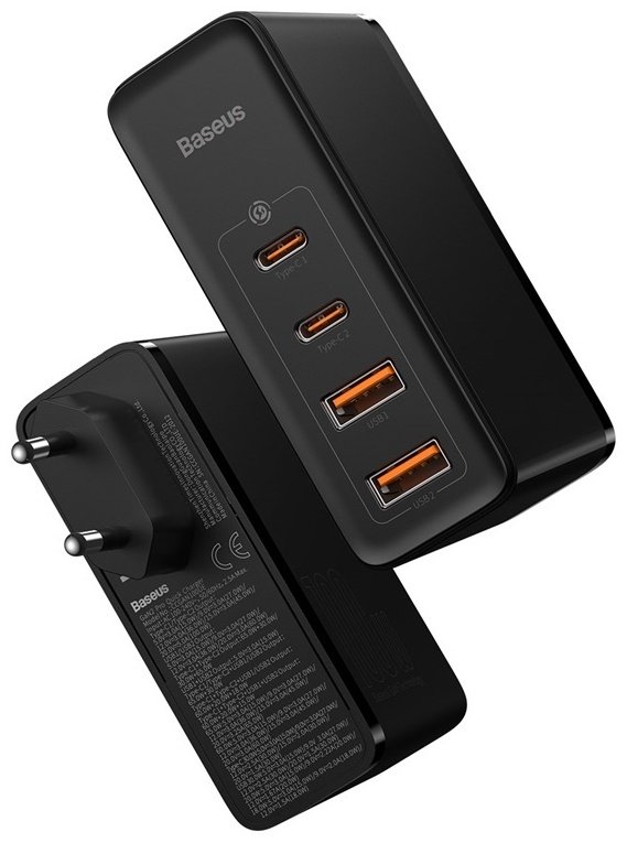 Зарядное устройство Baseus GaN2 Pro Quick Charger 2C+2U CCGAN2P-L01 черный купить,0