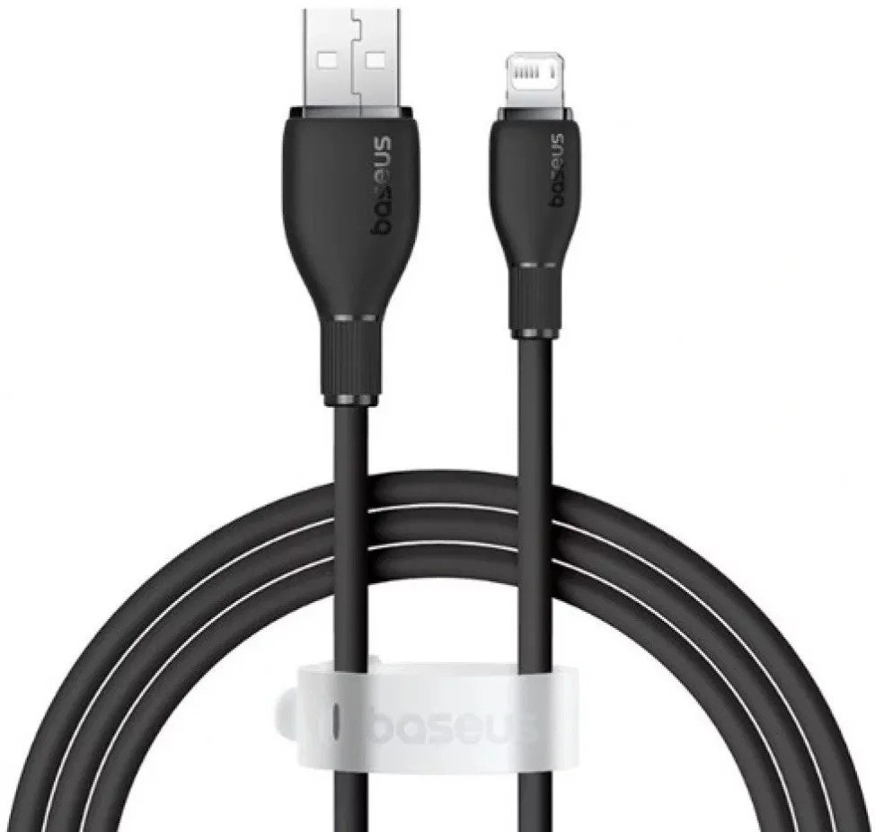 Кабель Baseus USB 2.0 (M), Lightning (M) черный