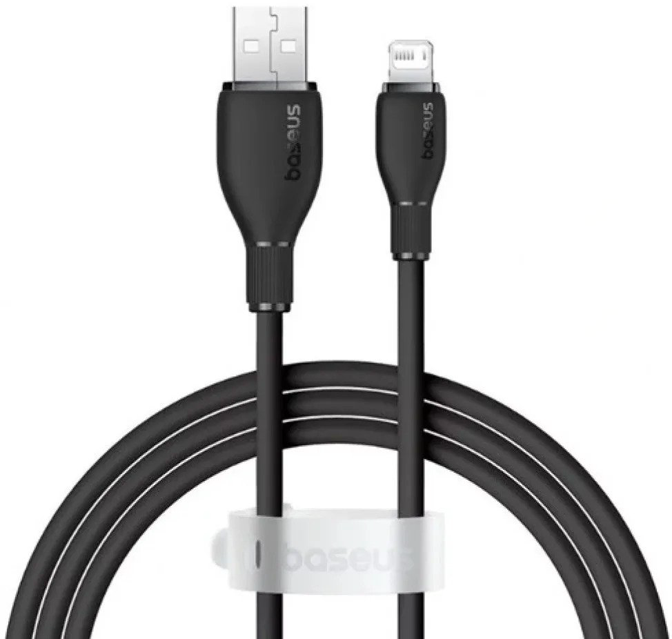 Кабель Baseus USB 2.0 (M), Lightning (M) черный
