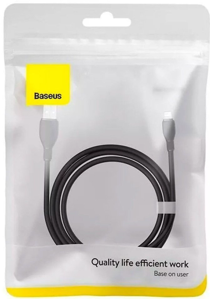 Кабель Baseus USB 2.0 (M), Lightning (M) черный купить,NaN
